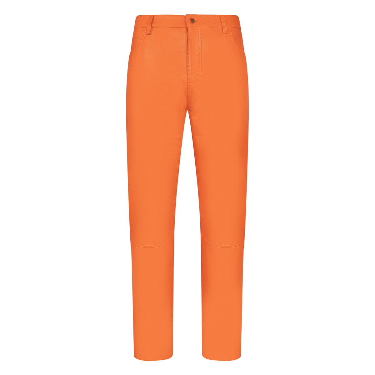 Jakewood 123 Rust Genuine Lambskin Leather Pants