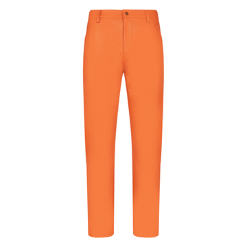 Jakewood 123 Rust Genuine Lambskin Leather Pants