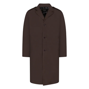 Jakewood 3200 Brown Genuine Leather 7/8 Single Breasted Coat