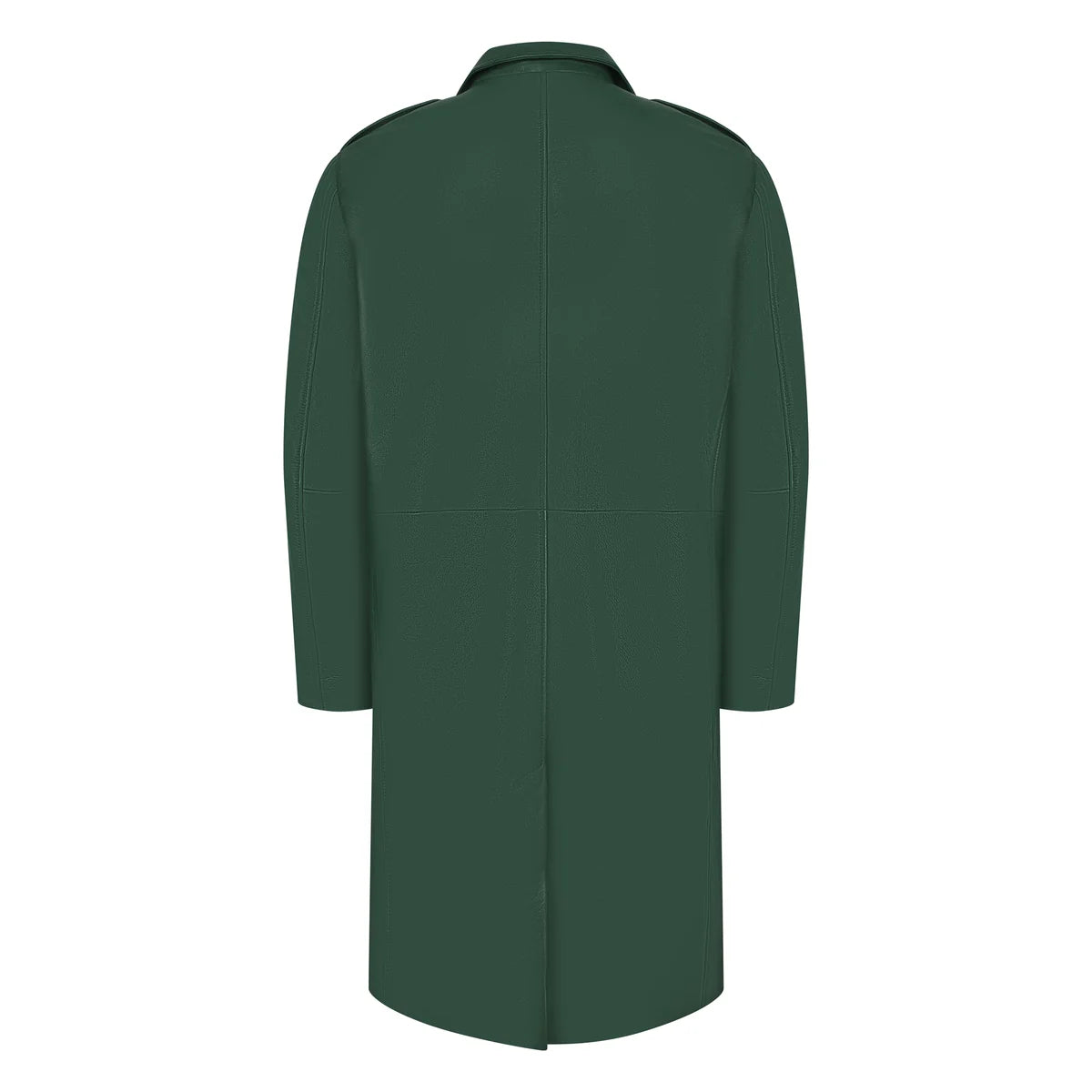 Jakewood 3200 Emerald Green Genuine Leather 7/8 Single Breasted Coat