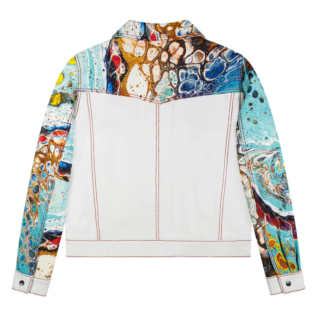  Jakewood 3670 White Genuine Leather Jacket