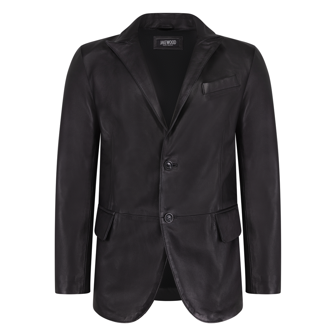 Jakewood 7000 Black Genuine Leather Blazer