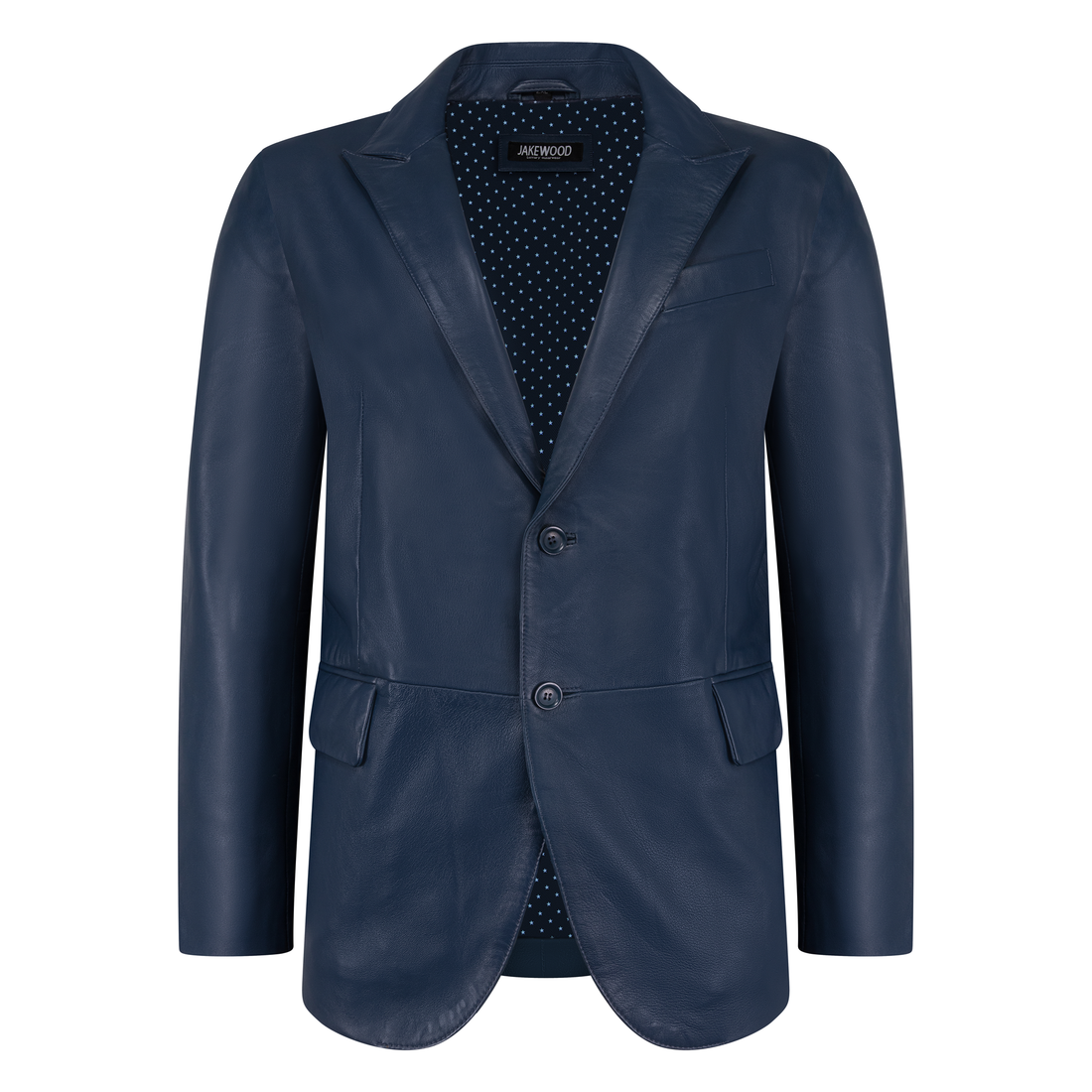 Jakewood 7000 Navy Genuine Leather Blazer
