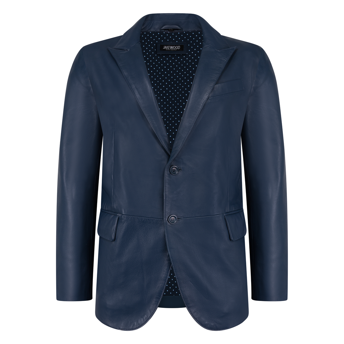 Jakewood 7000 Navy Genuine Leather Blazer