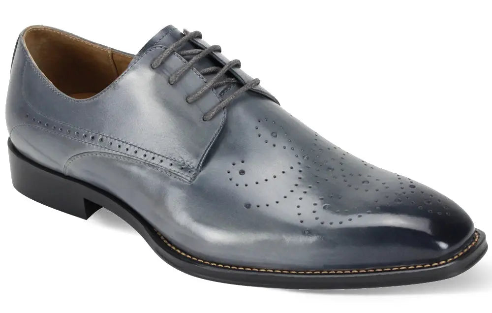 Giovanni Joel Grey Genuine Leather Oxfords