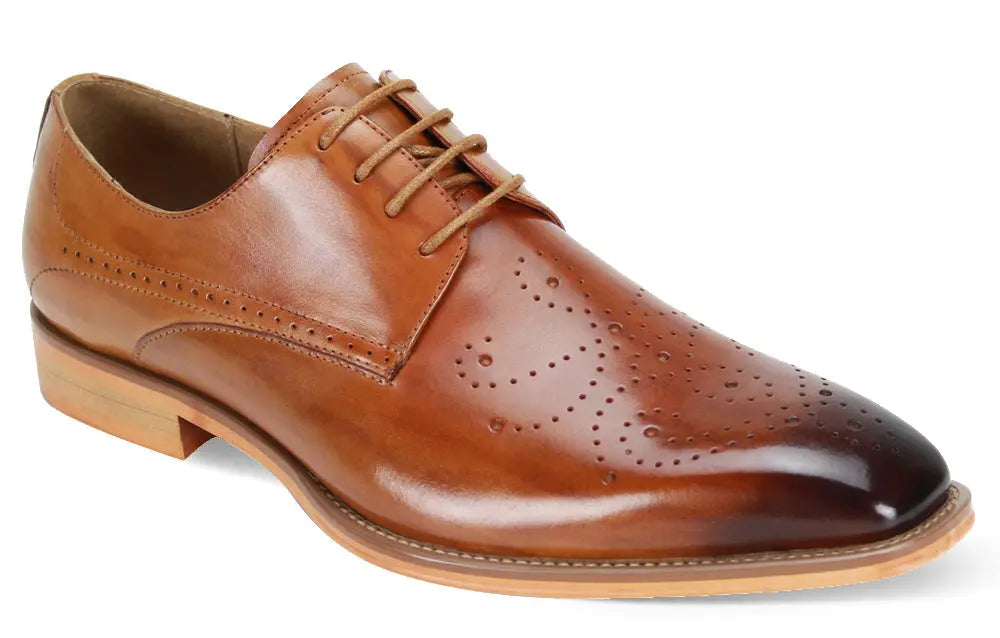 Giovanni Joel Tan Genuine Leather Oxfords