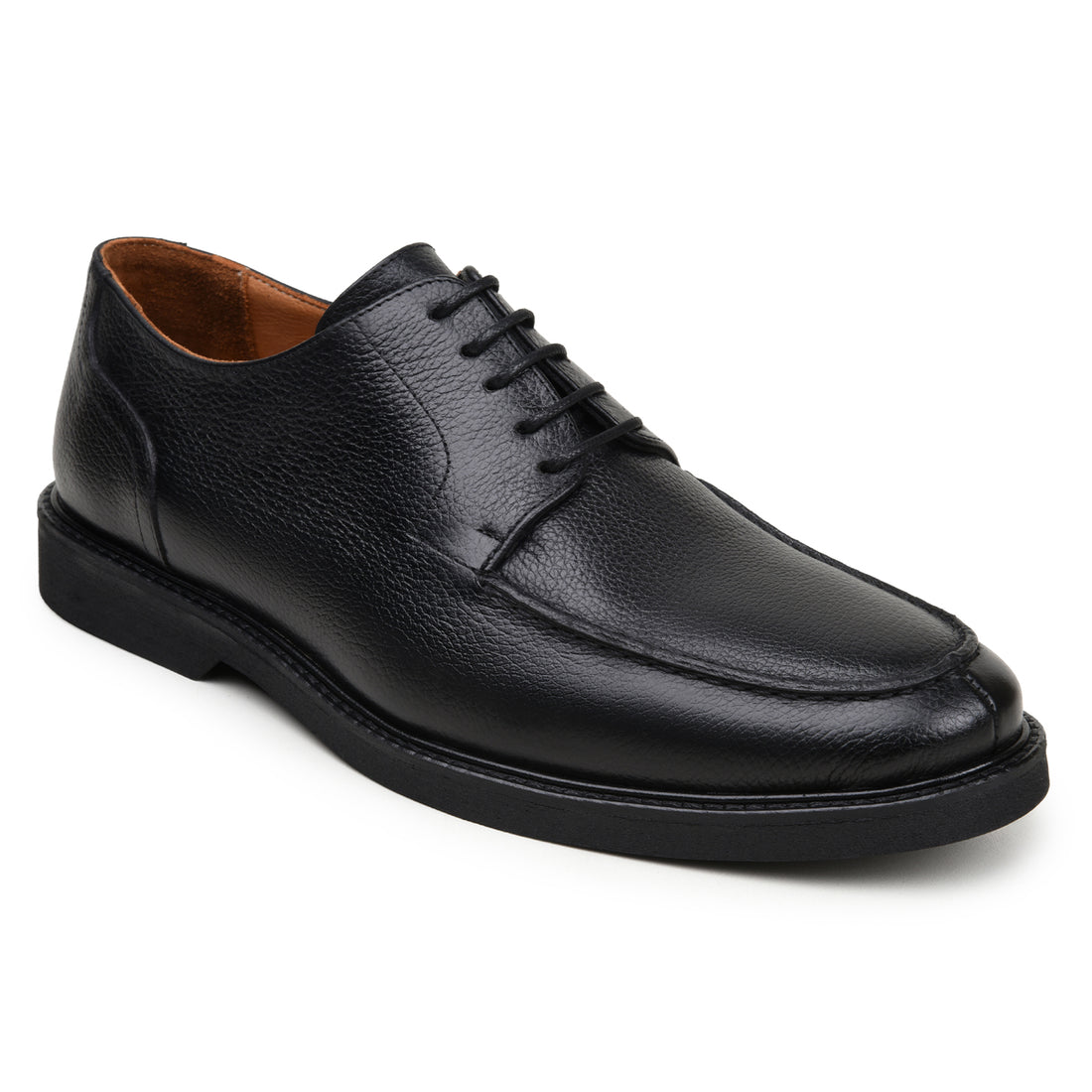 Belvedere Lorenzo Black Genuine Leather Oxfords
