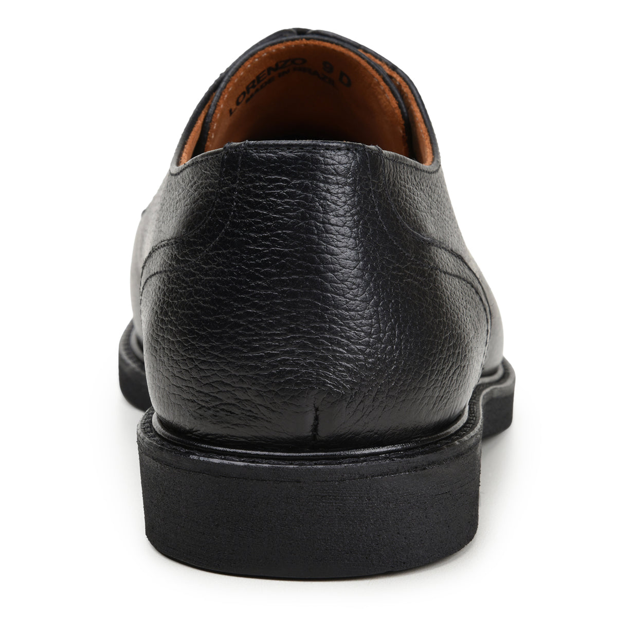Belvedere Lorenzo Black Genuine Leather Oxfords