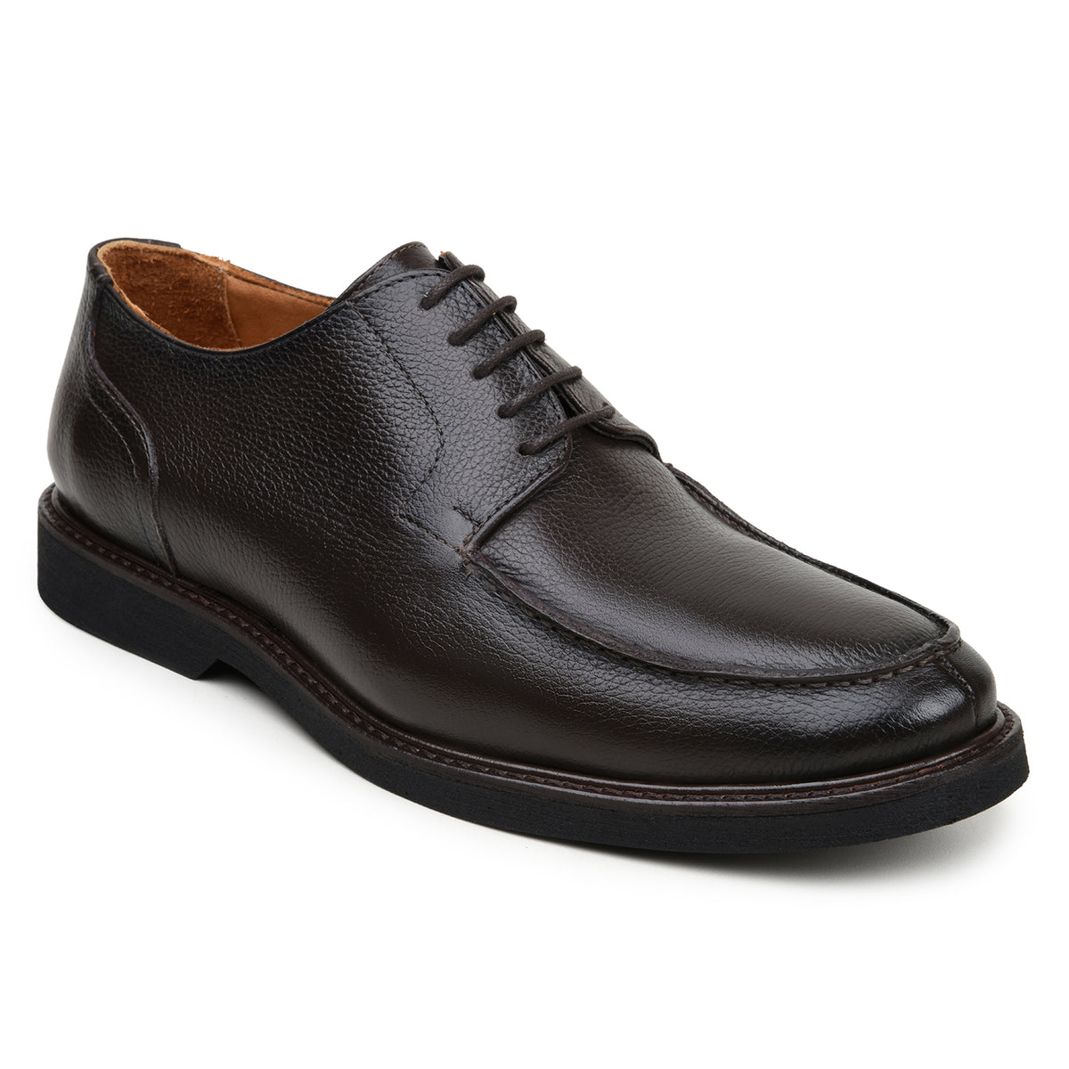 Belvedere Lorenzo Brown Genuine Leather Italian Suede Oxfords