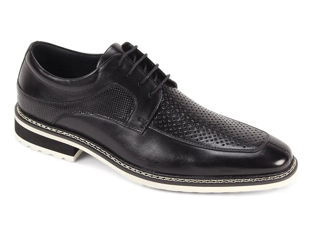 Giovanni Lenny Black Genuine Leather Oxfords