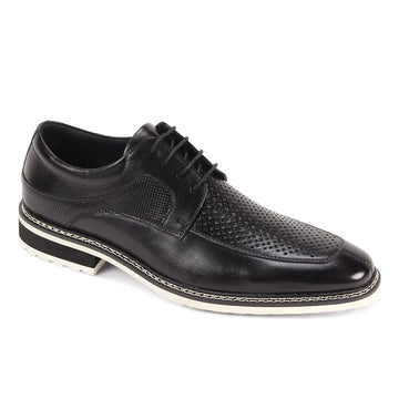 Giovanni Lenny Black Genuine Leather Oxfords