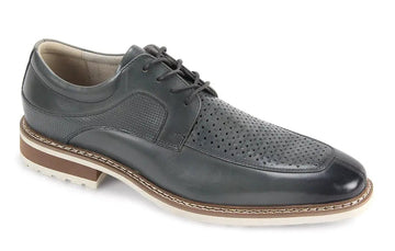 Giovanni Lenny Grey Genuine Leather Oxfords