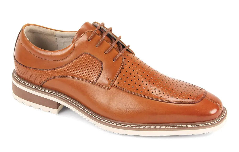 Giovanni Lenny Tan Genuine Leather Oxfords