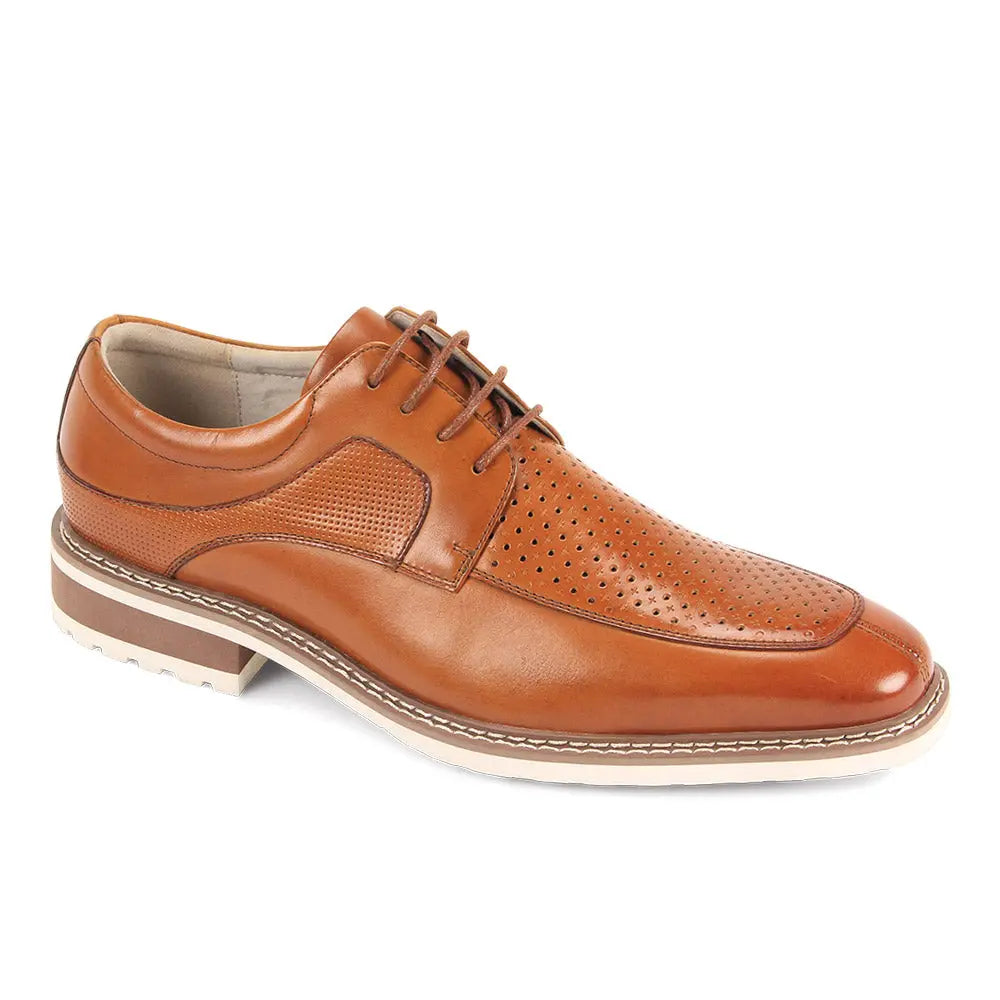 Giovanni Lenny Tan Genuine Leather Oxfords
