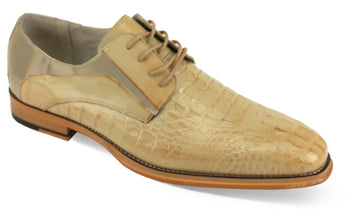 Giovanni Mason Natural Genuine Leather Oxfords