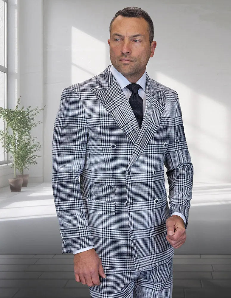 Statement Milan Natural Super 200's Italian Wool Vested Suit
