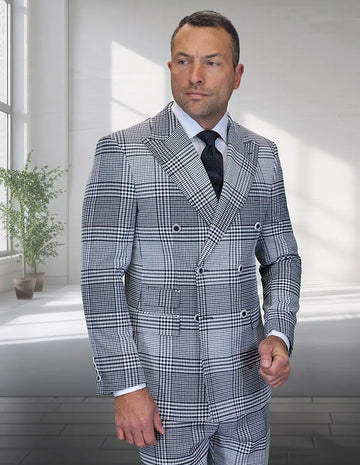 Statement Milan Natural Super 200's Italian Wool Vested Suit