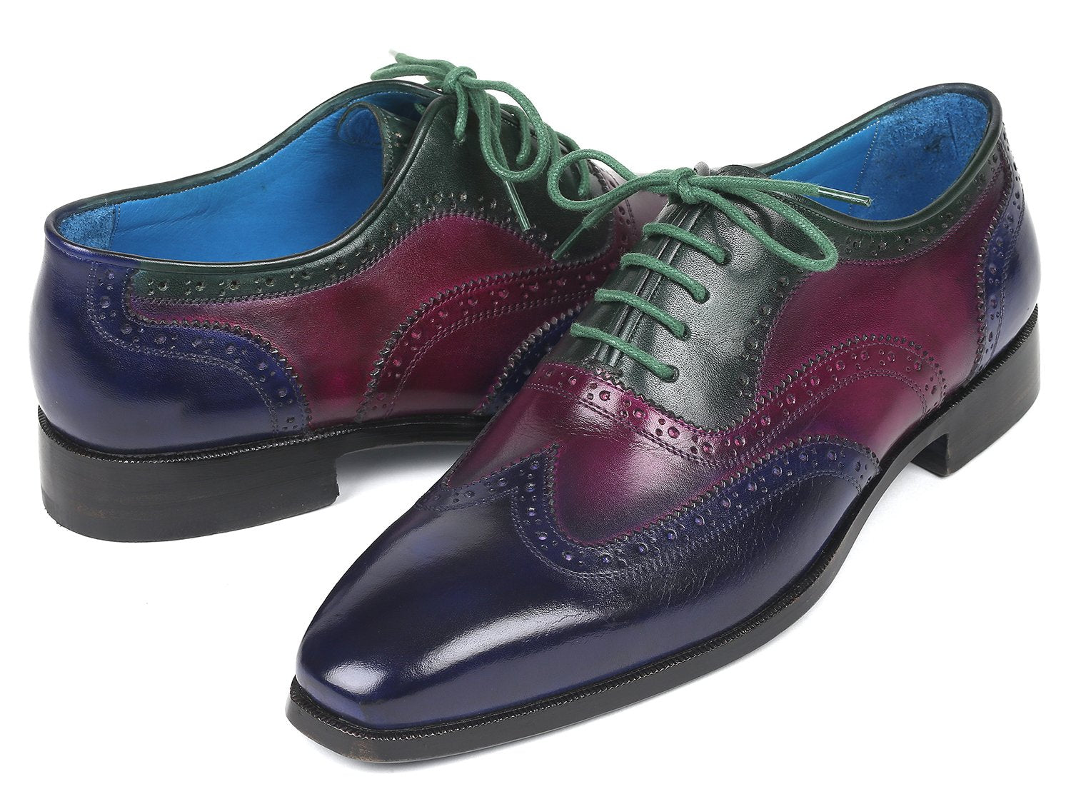 Paul Parkman Men's Multi Color Wingtip Oxfords (ID#PP2284) PAUL PARKMAN