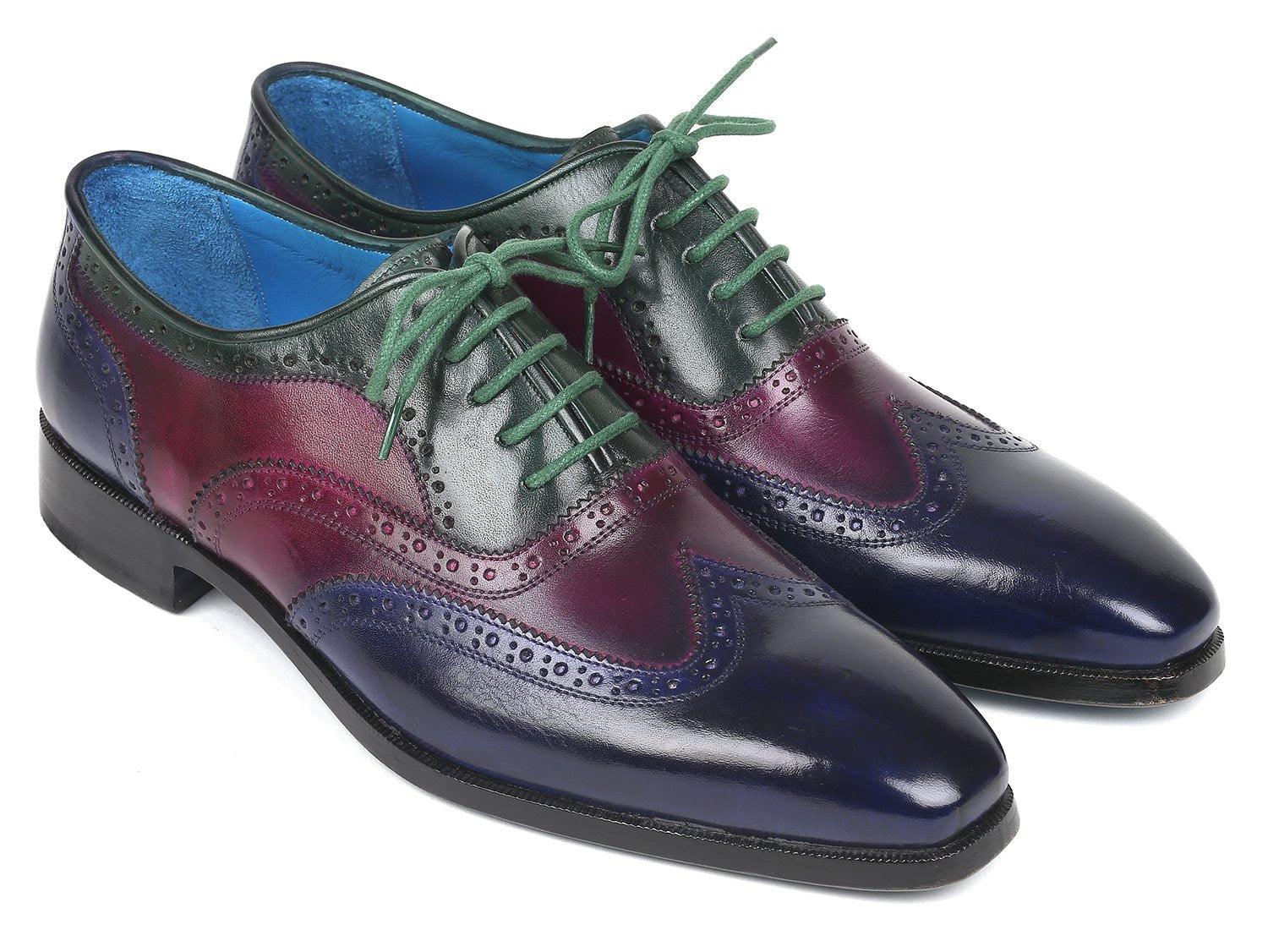 Paul Parkman Men's Multi Color Wingtip Oxfords (ID#PP2284) PAUL PARKMAN