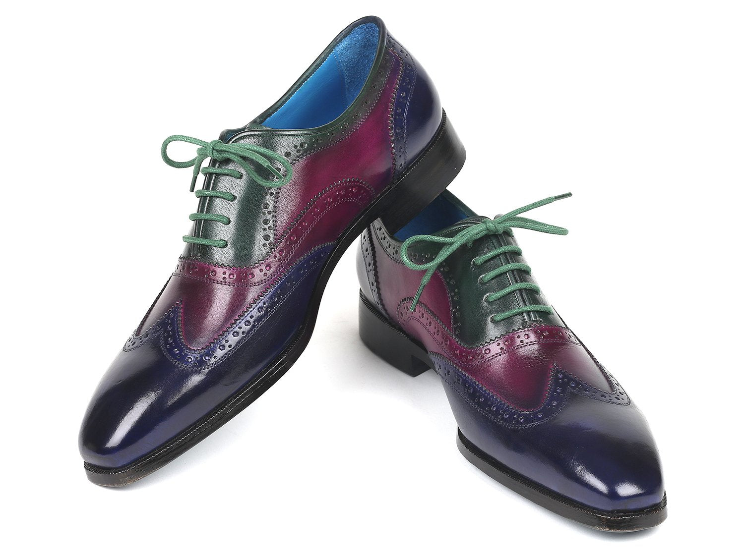 Paul Parkman Men's Multi Color Wingtip Oxfords (ID#PP2284) PAUL PARKMAN