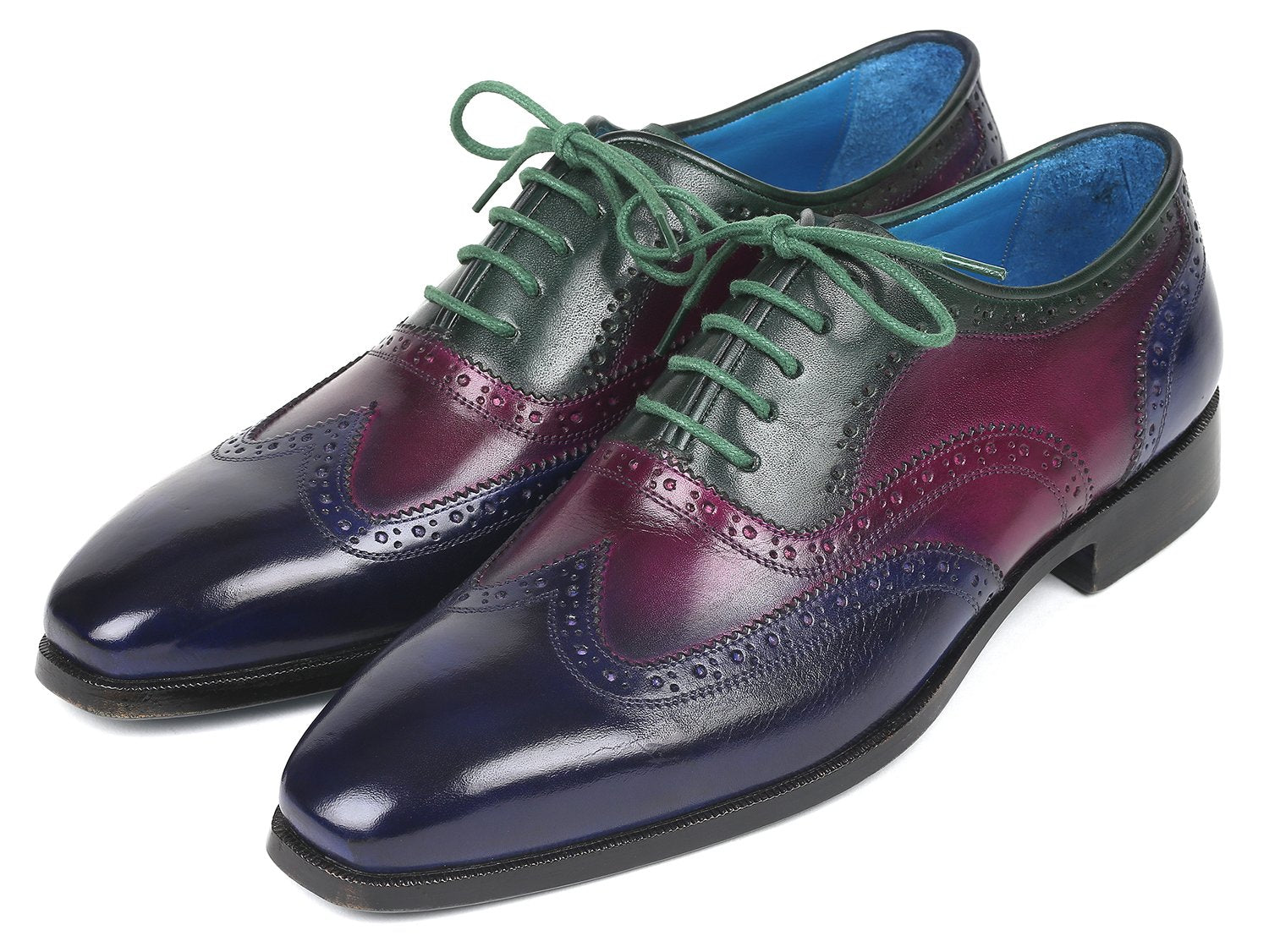 Paul Parkman Men's Multi Color Wingtip Oxfords (ID#PP2284) PAUL PARKMAN