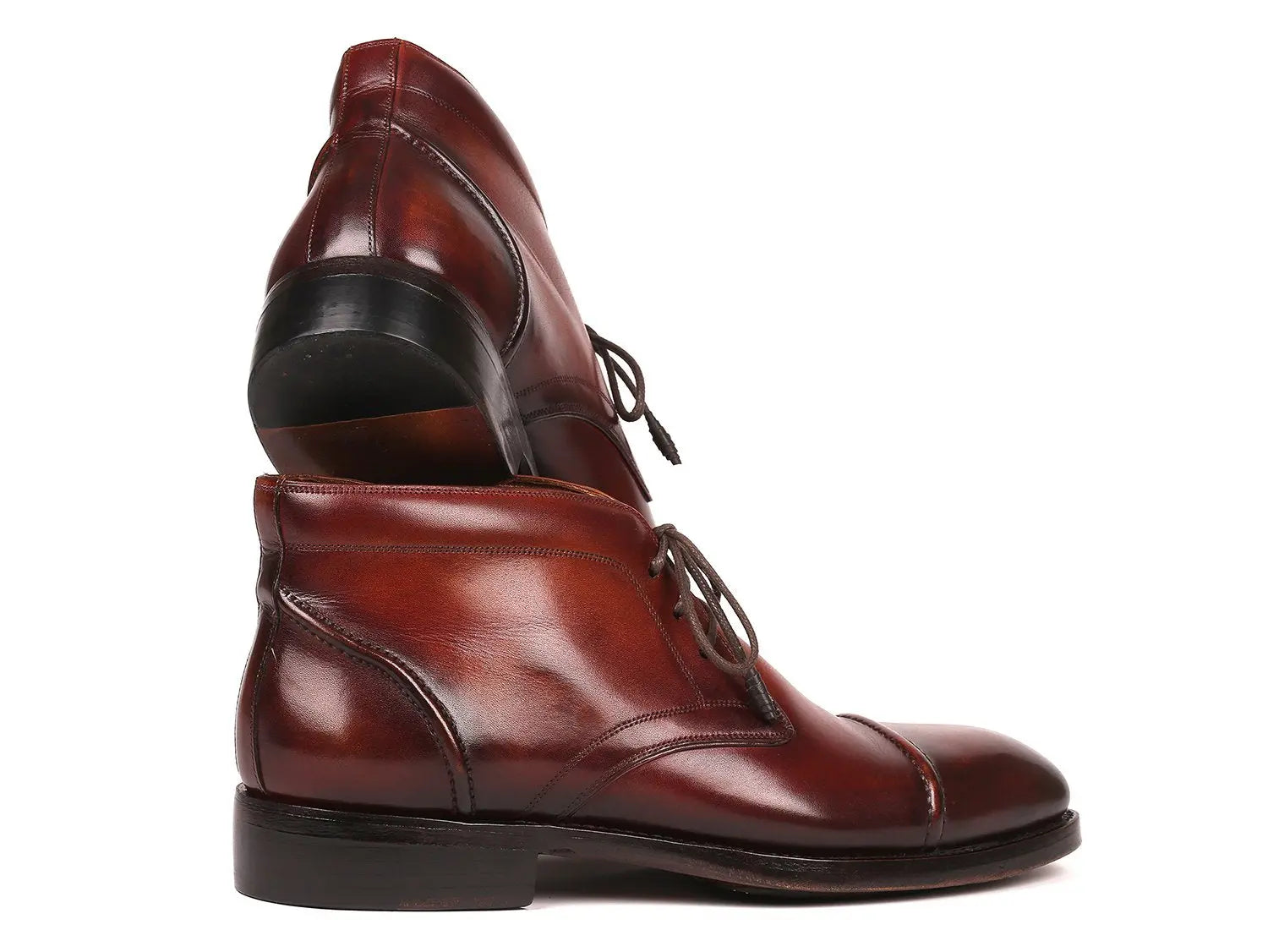 Paul Parkman Men's Brown Cap Toe Chukka Boots (ID#144BRW68) PAUL PARKMAN