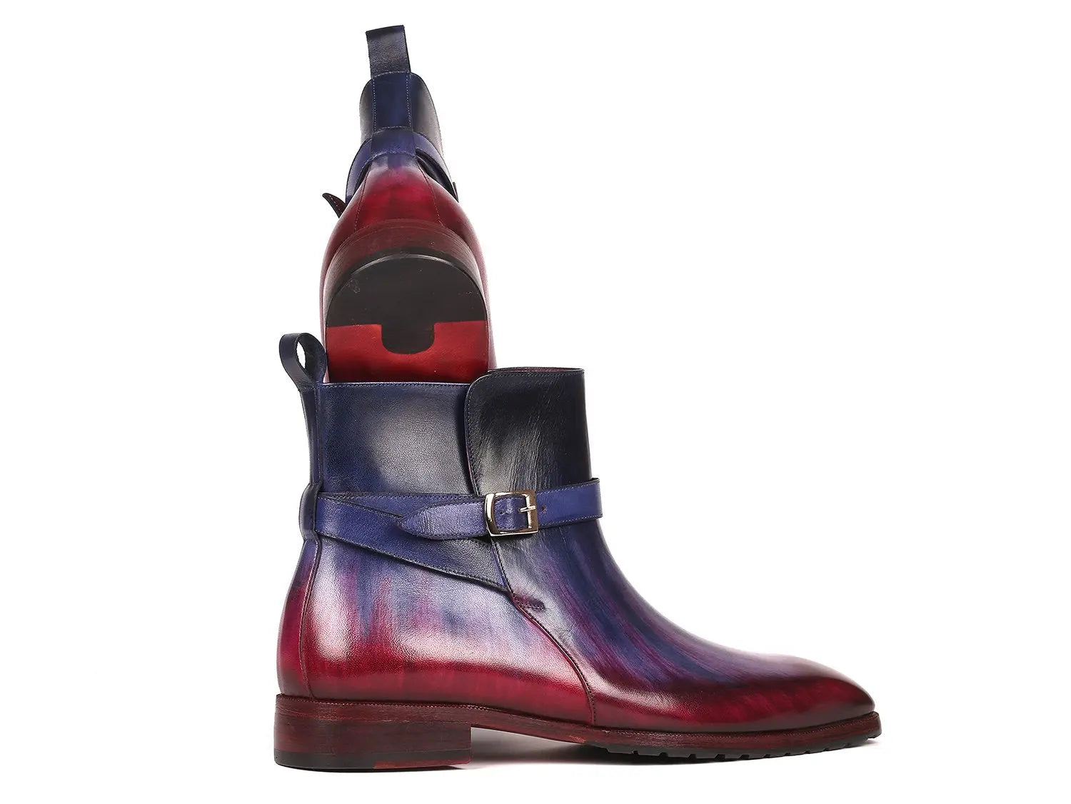Paul Parkman Men's Multicolor Patina Jodhpur Boots (ID#955MIX32) PAUL PARKMAN