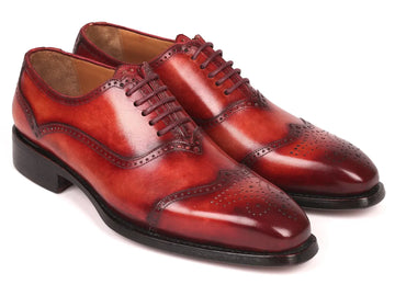 Paul Parkman Men's Goodyear Welted Oxford Shoes Reddish Brown (ID#094-RDH) PAUL PARKMAN