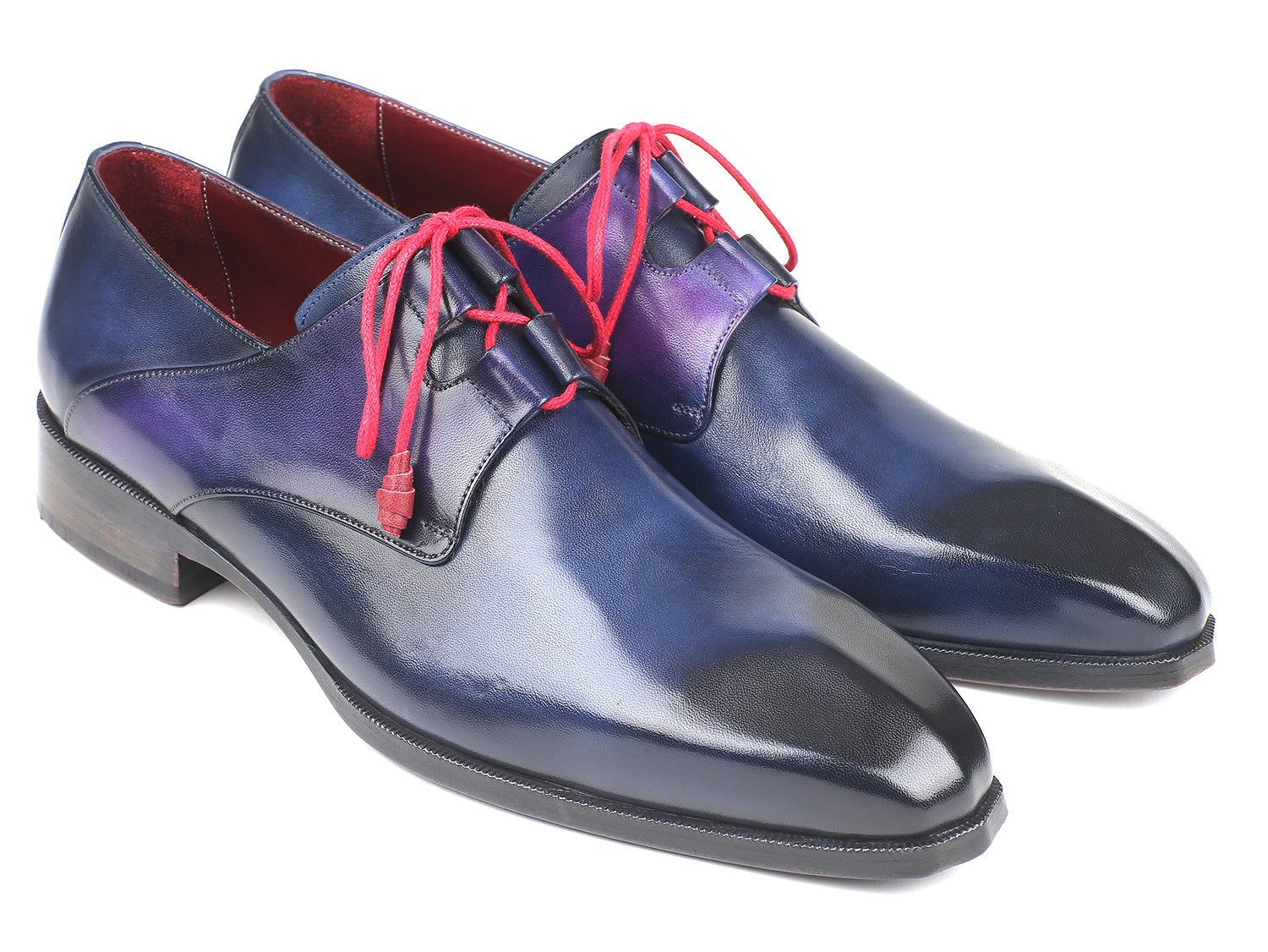 Paul Parkman Ghillie Lacing Blue Dress Shoes (ID#GT511BLU) PAUL PARKMAN