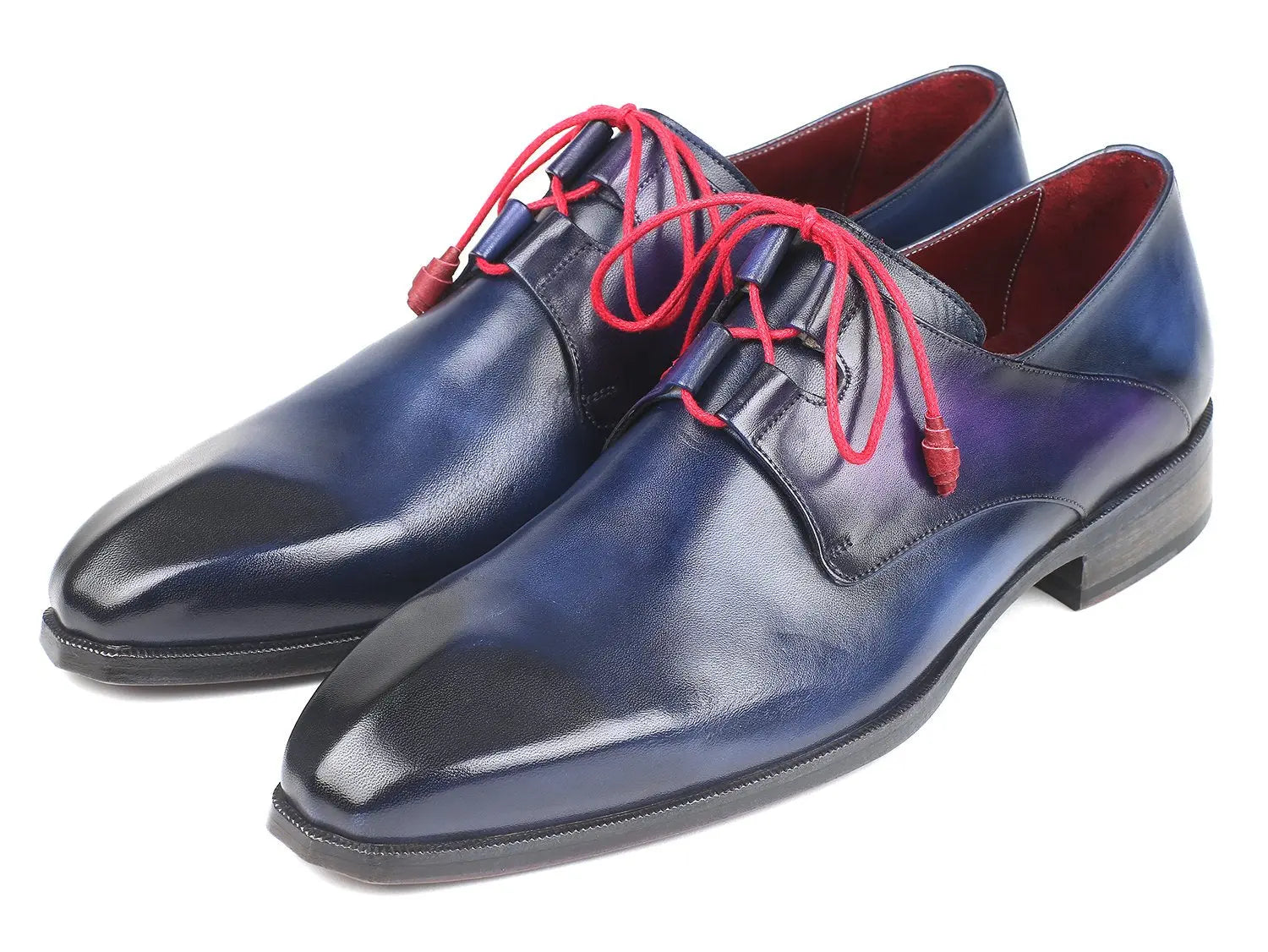 Paul Parkman Men's Blue Ghillie Lacing Dress Shoes (ID#GT511BLU) PAUL PARKMAN