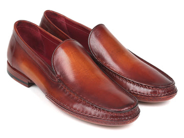 Paul Parkman Hand-Sewn Moccasins Brown (ID#MC651-BRW) PAUL PARKMAN