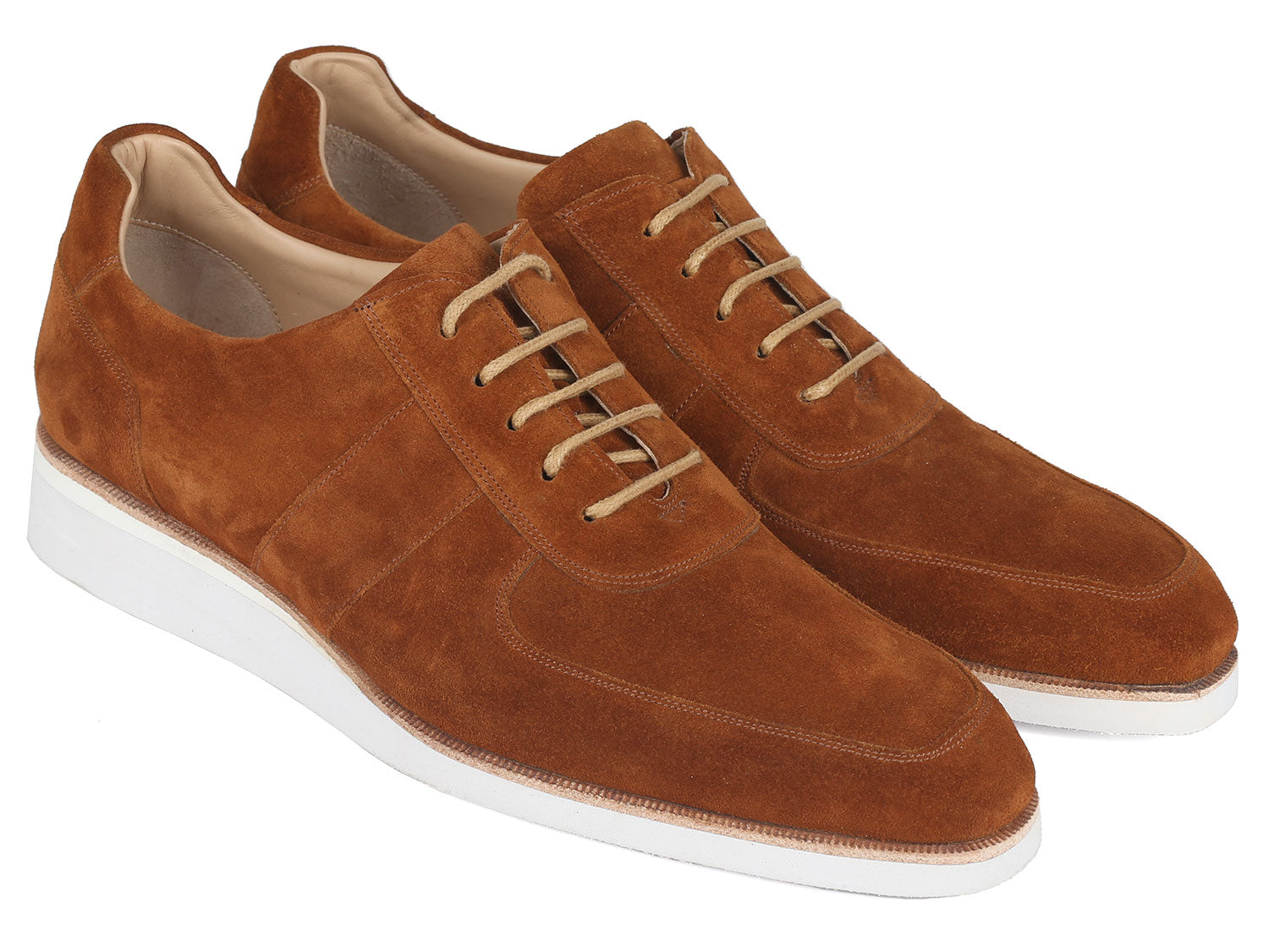 Paul Parkman Men's Casual Shoes Camel Suede (ID#192-SD-CML)