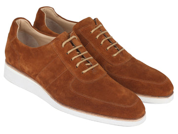 Paul Parkman Men's Casual Shoes Camel Suede (ID#192-SD-CML)