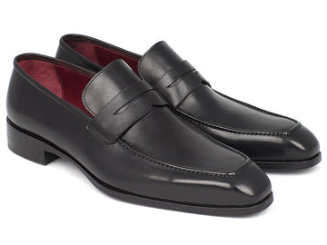 Paul Parkman Men's Penny Loafer Black Calfskin (ID#10BLK29)