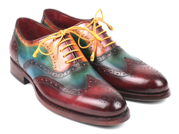 Paul Parkman Wingtip Oxfords Goodyear Welted Multi-Color (ID#027-MIX) PAUL PARKMAN