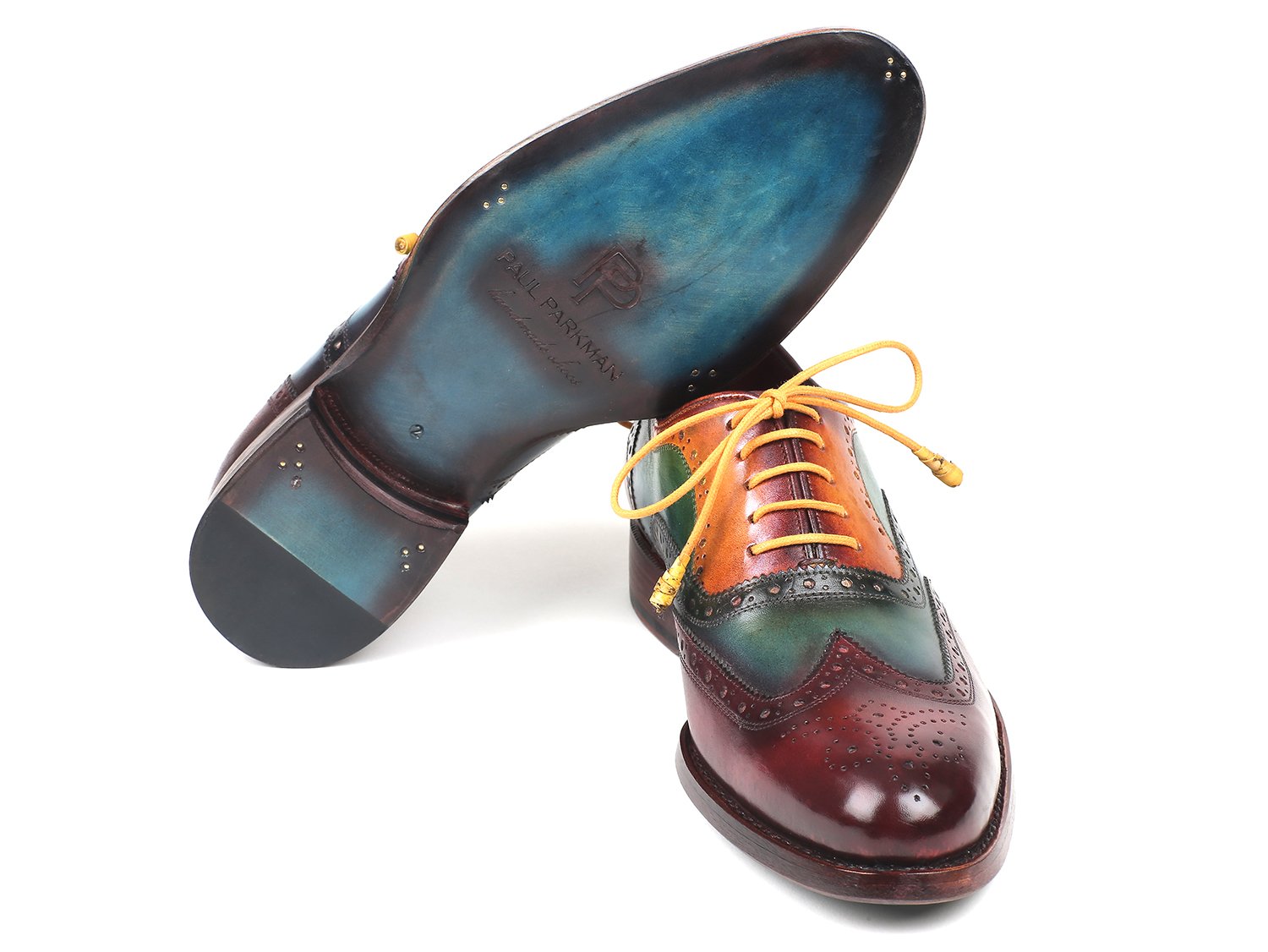 Paul Parkman Wingtip Oxfords Goodyear Welted Multi-Color (ID#027-MIX) PAUL PARKMAN