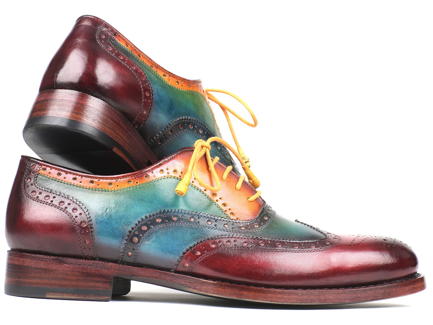 Paul Parkman Wingtip Oxfords Goodyear Welted Multi-Color (ID#027-MIX) PAUL PARKMAN