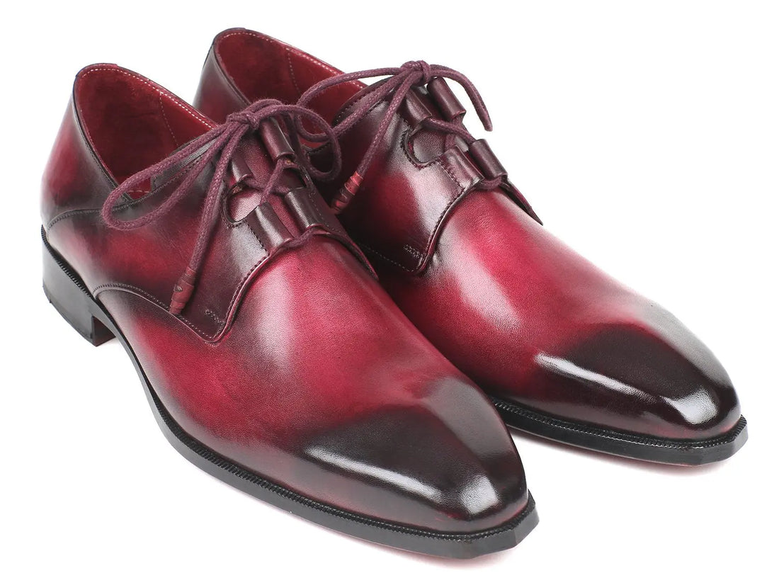Paul Parkman Men's Bordeaux Ghillie Lacing Dress Shoes (ID#GT515-BRD) PAUL PARKMAN