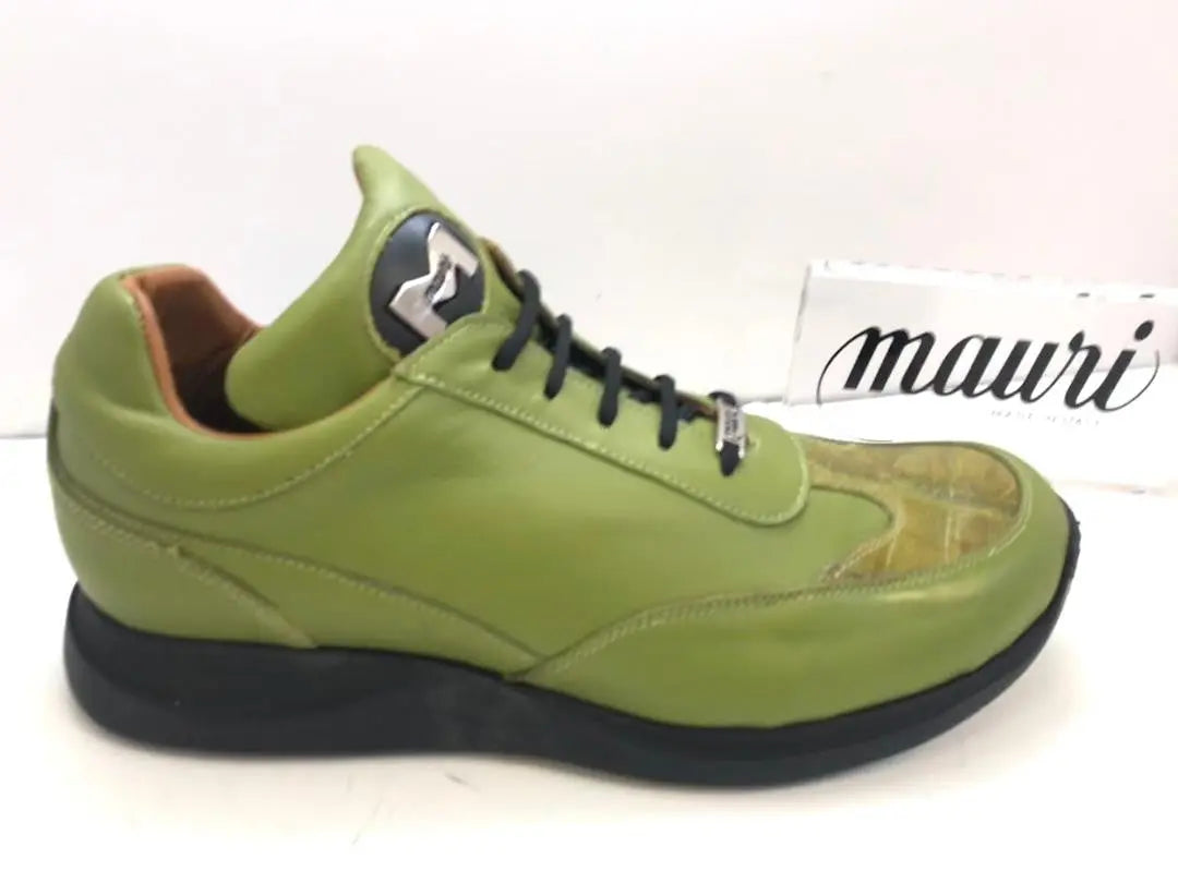 Mauri 8655 Apple Genuine Baby Crocodile/Nappa Sneakers