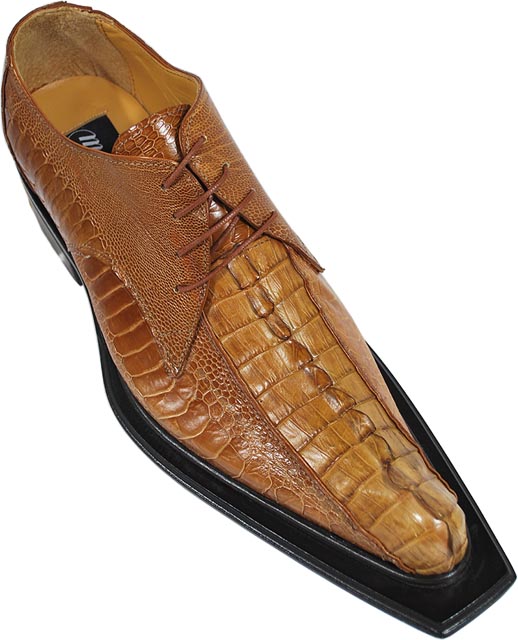 Mauri Cactus 42635 Corn Genuine Hornback Crocodile Tail/Ostrich Shoes Suit Essence