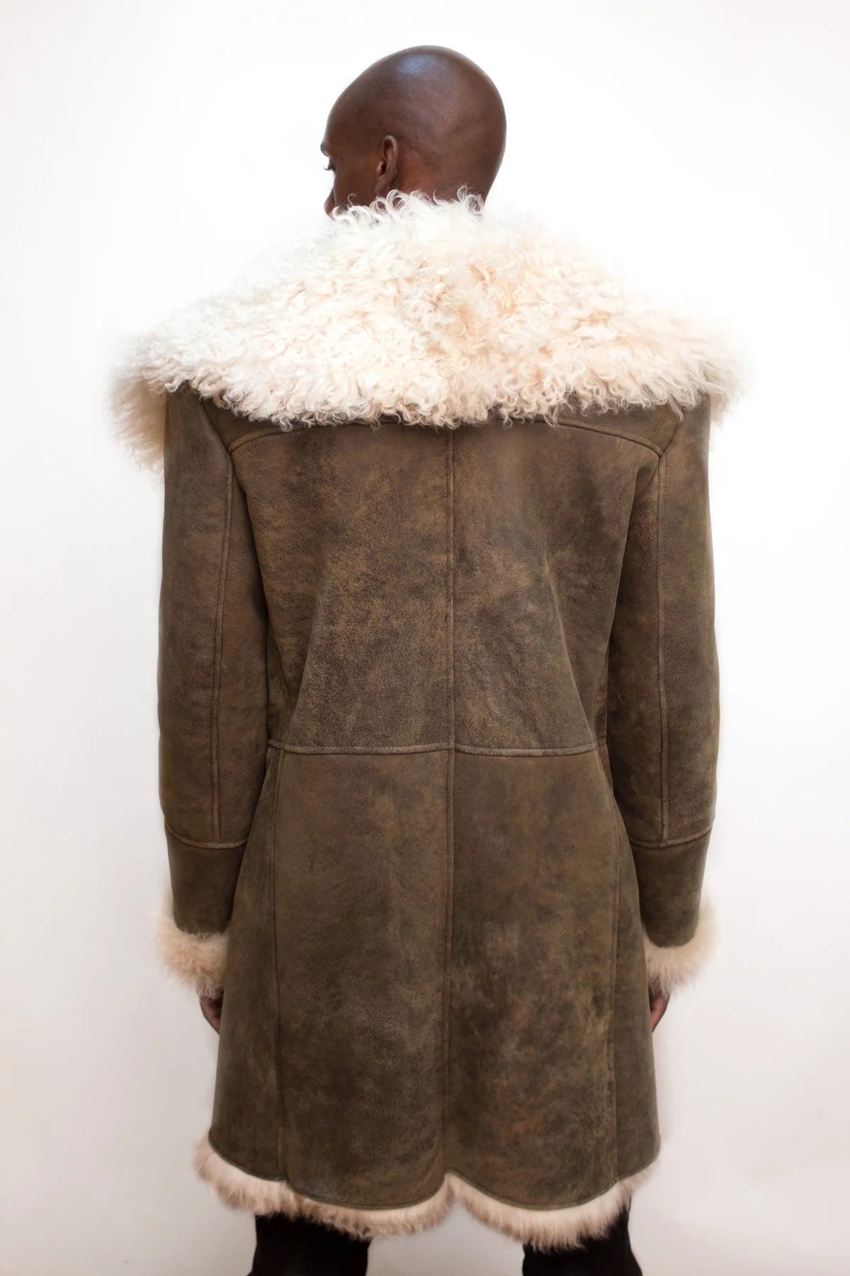 Jakewood 5700 Brown Mongolian Fur/Sheepskin Coat