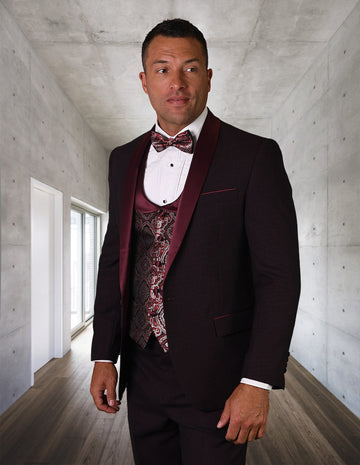 Statement Palmero Burgundy Tuxedo