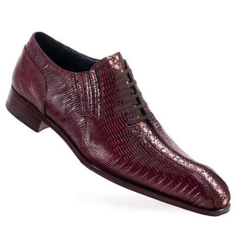 Mauri Ruby Red Genuine Stingray/Lizard Oxford Shoes