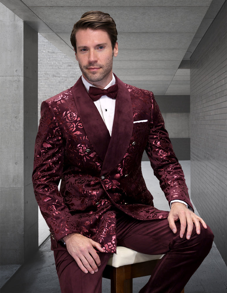 Statement Renesanse Burgundy Tuxedo