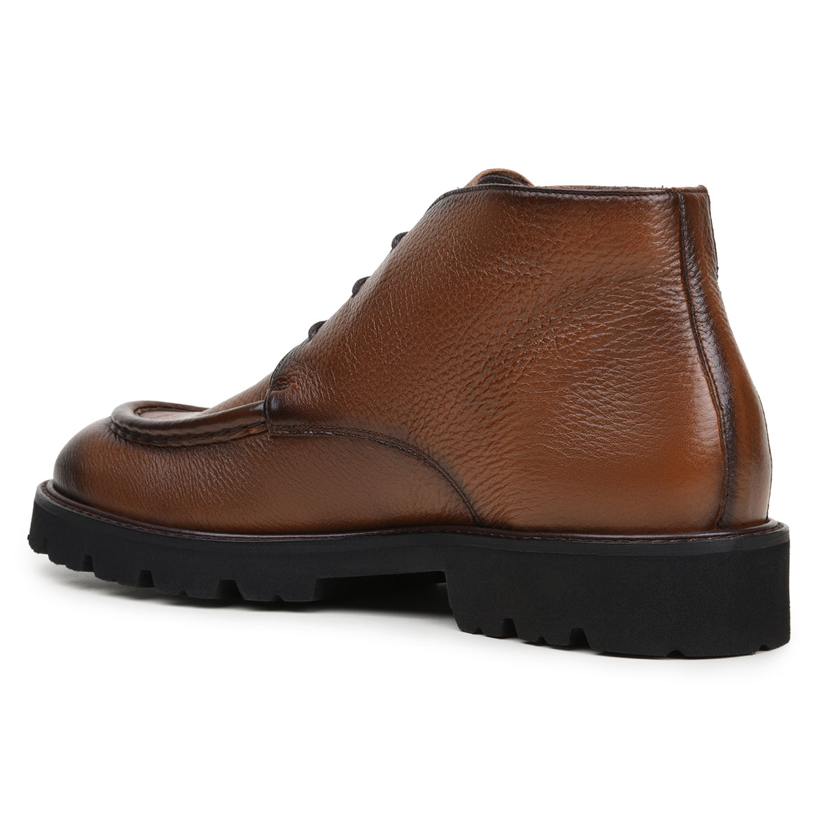 Belvedere Rinaldo Antique Tan Genuine Leather Italian Deerskin Boots