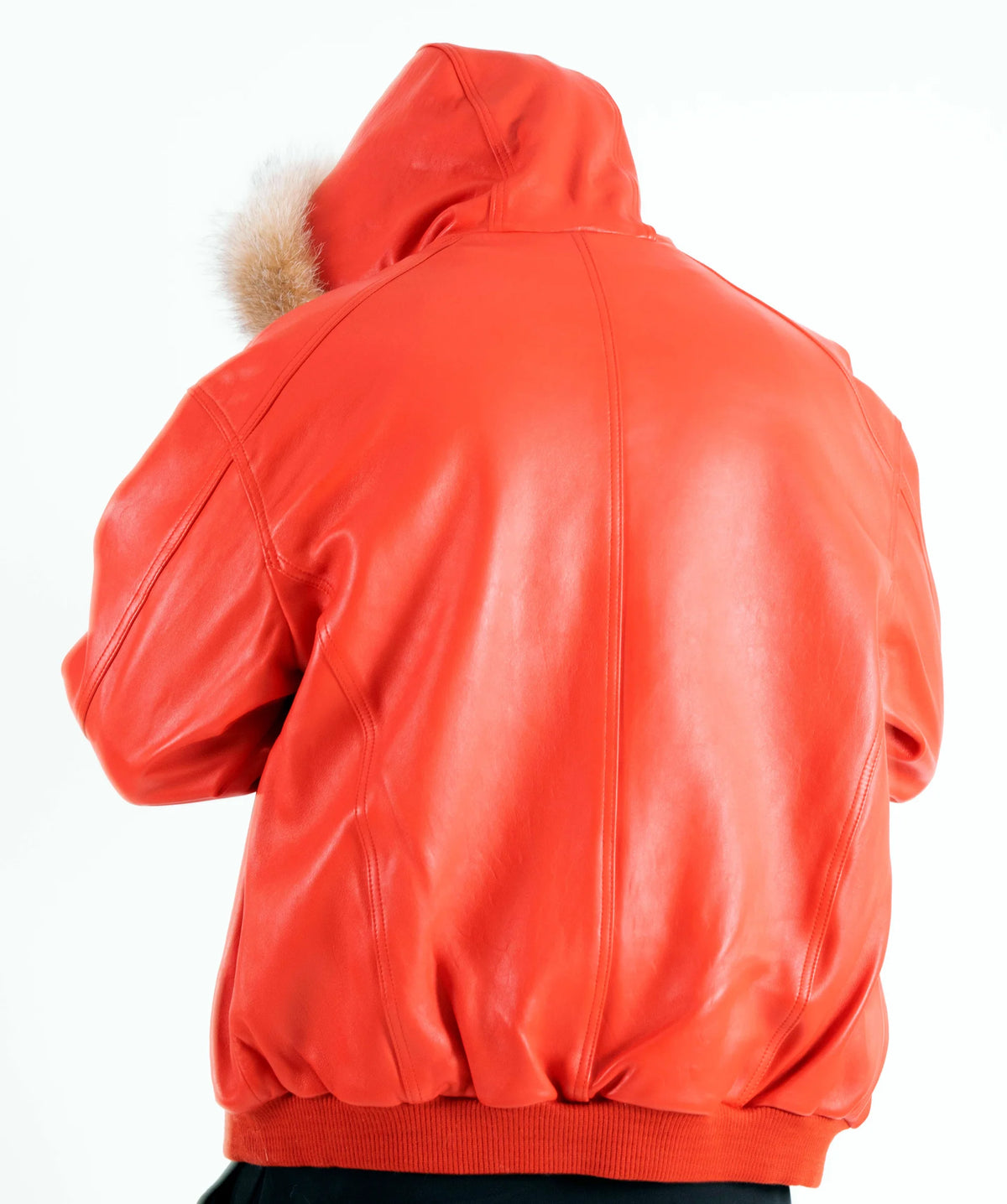 Jakewood 2066F Red Genuine Lambskin Leather Jacket