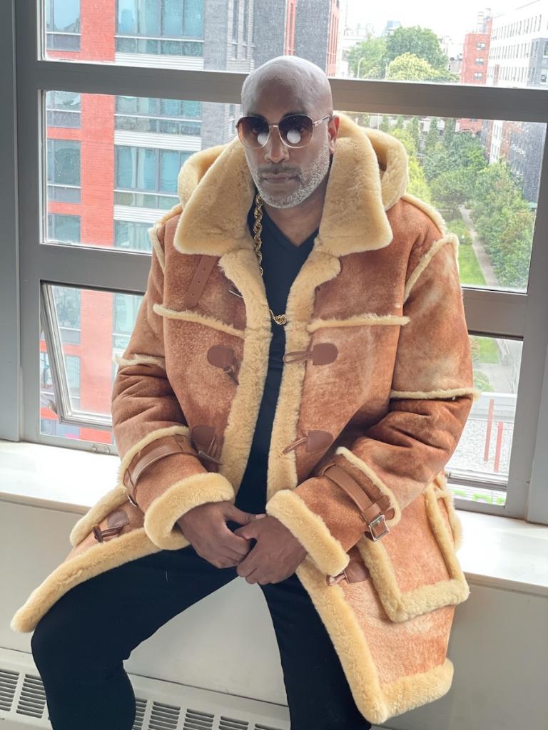 Jakewood 4100 Rust Genuine Sheepskin/Fur Long Jacket
