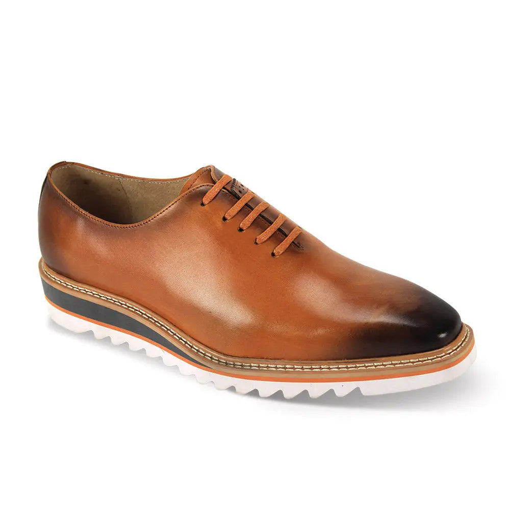 Giovanni Ruben Tan Genuine Leather Oxfords