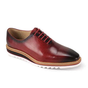 Giovanni Ruben Wine Genuine Leather Oxfords