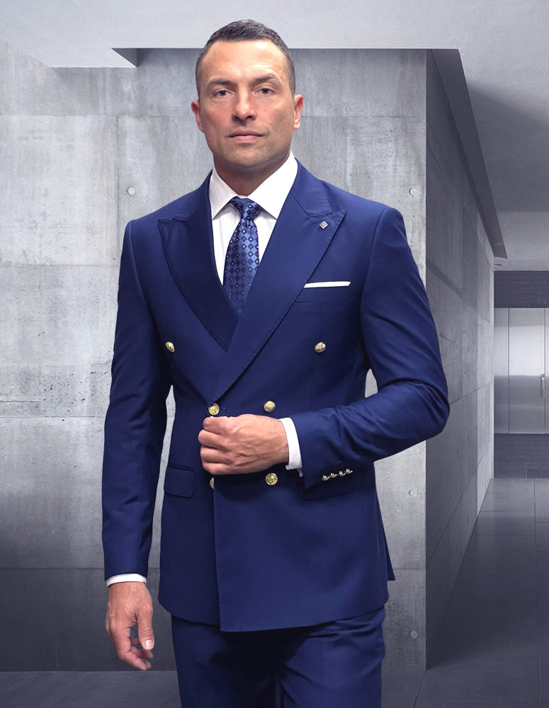 Statement SD-100 Sapphire Super 180's Italian Wool / Cashmere Suit